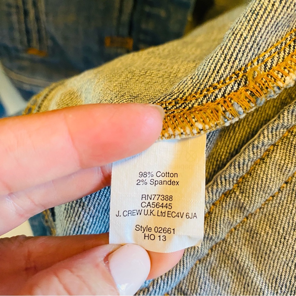 J Crew Vintage New Classic Denim Jacket Recycled Indigo - Picture 9 of 9